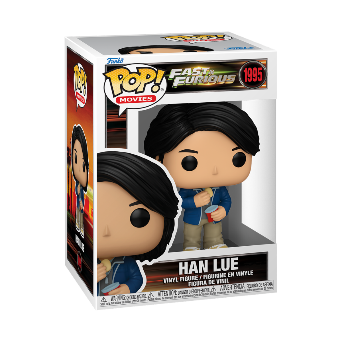 FAST & FURIOUS S2 - POP FUNKO VINYL FIGURE 1995 HAN LUE 9CM