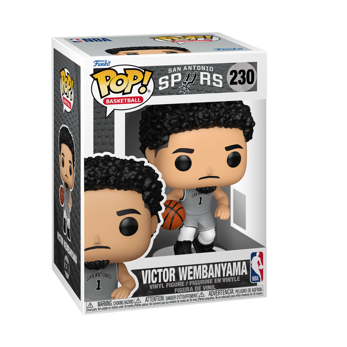 NBA - POP FUNKO VINYL FIGURE 230 VICTOR WEMBANYAMA (SE) (SPURS) 9CM
