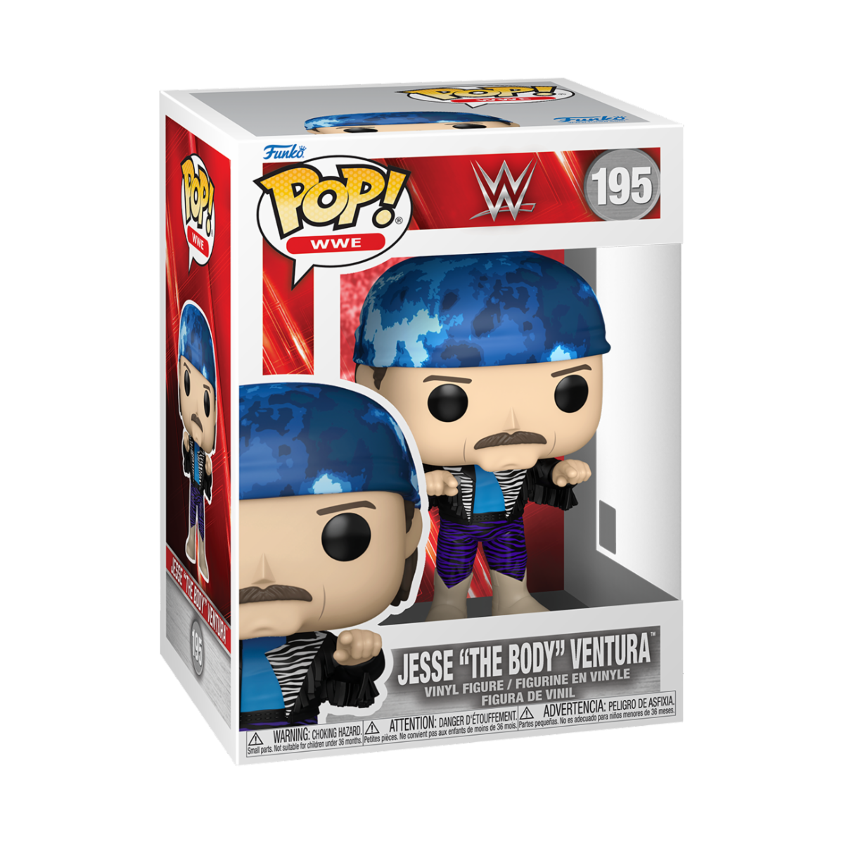 WWE S29 - POP FUNKO VINYL FIGURE 195 JESSE "THE BODY" VENTURA 9CM