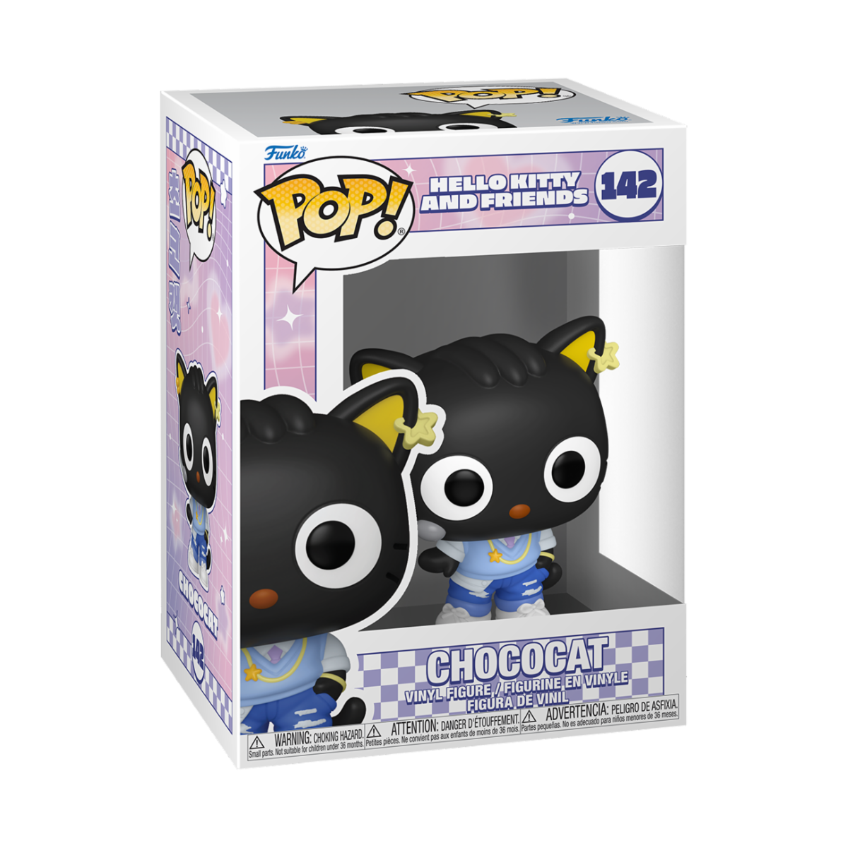 HELLO KITTY S8 - POP FUNKO VINYL FIGURE 142 CHOCOCAT (K-POP) 9CM