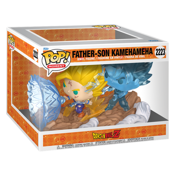 DRAGON BALL Z BUILD-A-SCENE 2026 - POP FUNKO MOVIE MOMENT VINYL FIGURE 2223 FATHER-SON KAMEHAMEHA