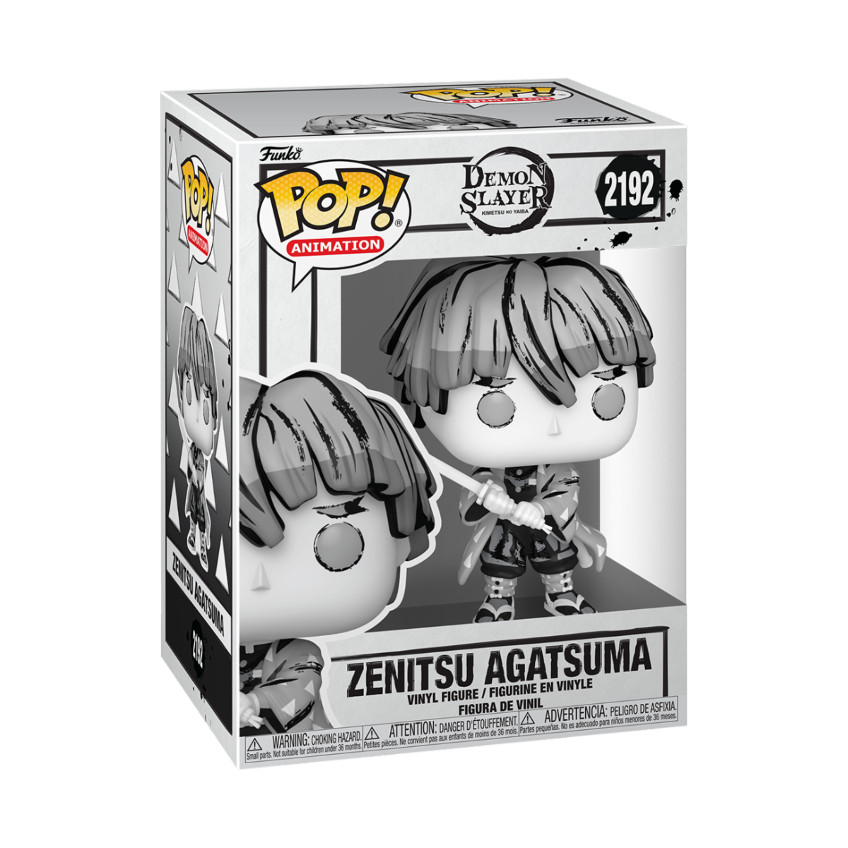 DEMON SLAYER S10 - POP FUNKO VINYL FIGURE 2192 ZENITSU AGATSUMA (SUMI-INK) 9CM