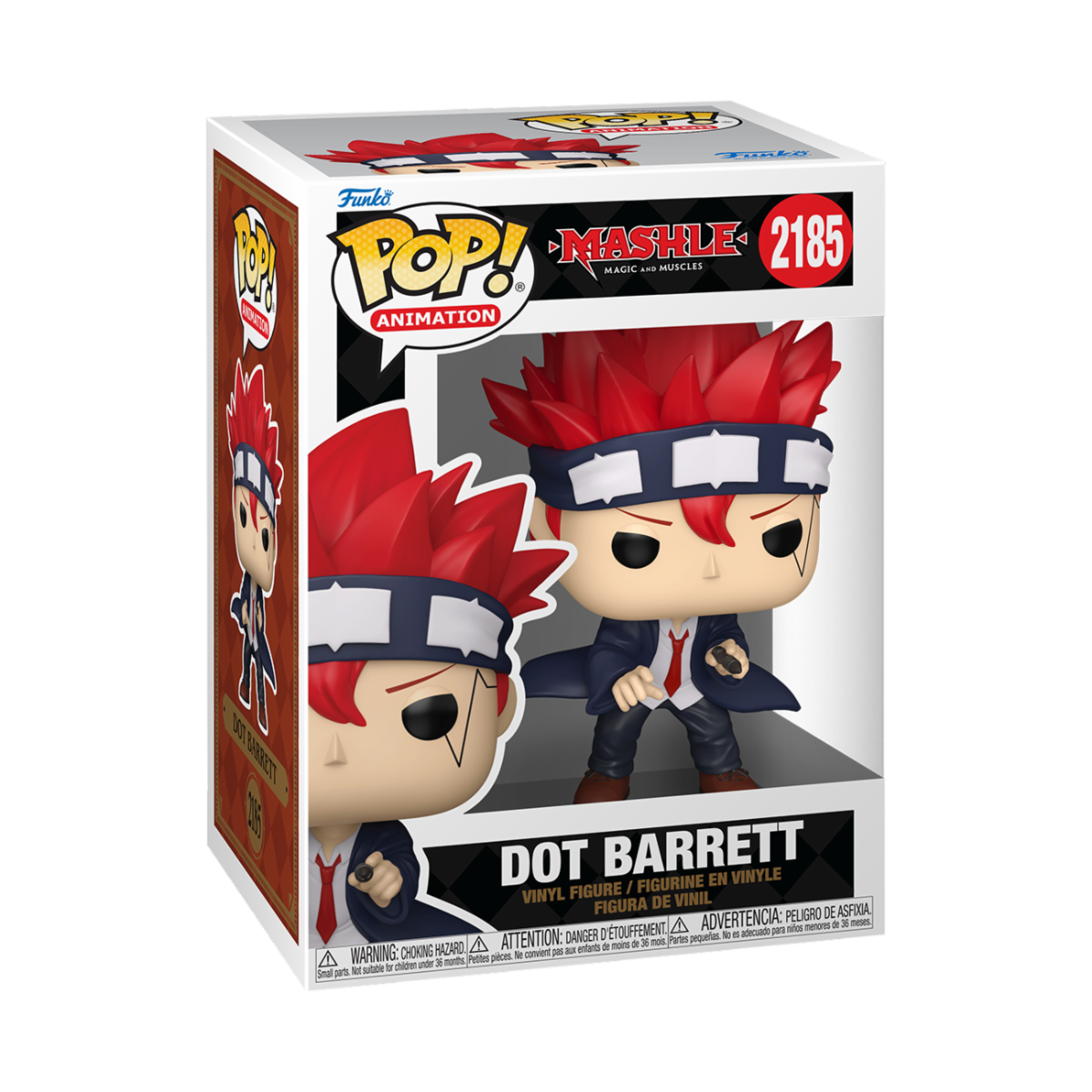 MASHLE S1 - POP FUNKO VINYL FIGURE 2185 DOT BARRET REGULAR 9CM