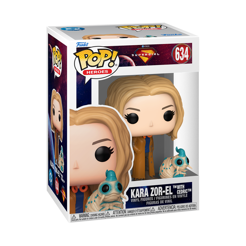 SUPERGIRL (2026) - POP FUNKO VINYL FIGURE 634 KARA ZOR-EL WITH CEDRIC 9CM