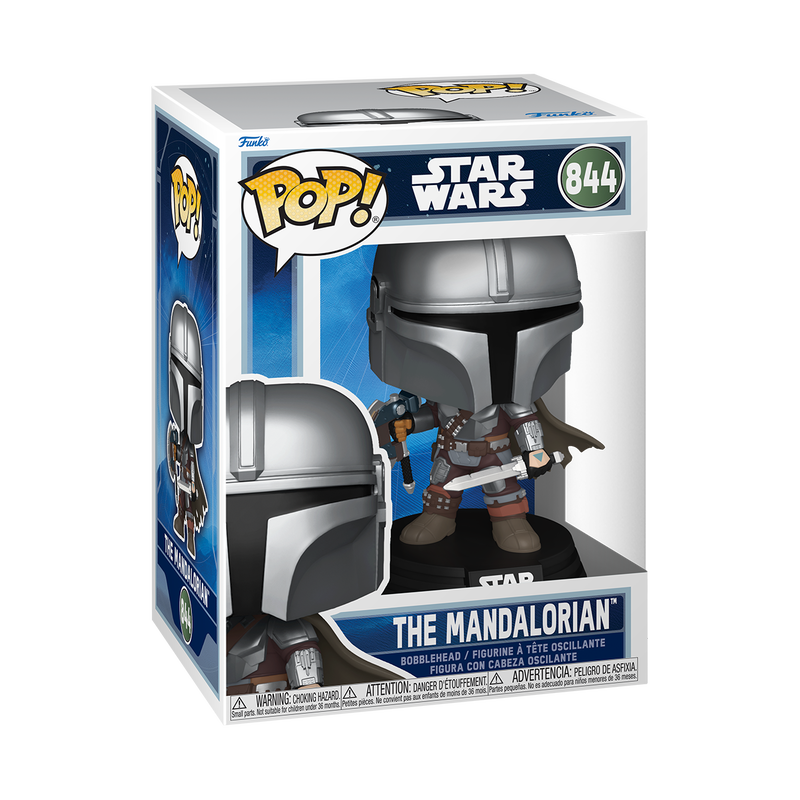 STAR WARS: MANDALORIAN & GROGU (2026) S2 - POP FUNKO VINYL FIGURE 844 THE MANDALORIAN 9CM