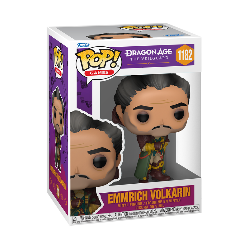 DRAGON AGE: THE VEILGUARD - POP FUNKO VINYL FIGURE 1182 EMMRICH VOLKARIN 9CM