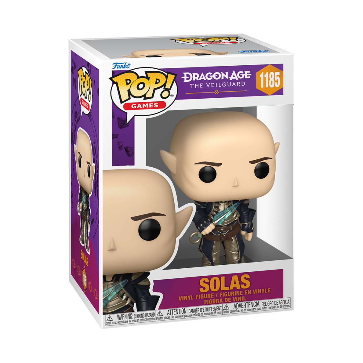 DRAGON AGE: THE VEILGUARD - POP FUNKO VINYL FIGURE 1185 SOLAS 9CM