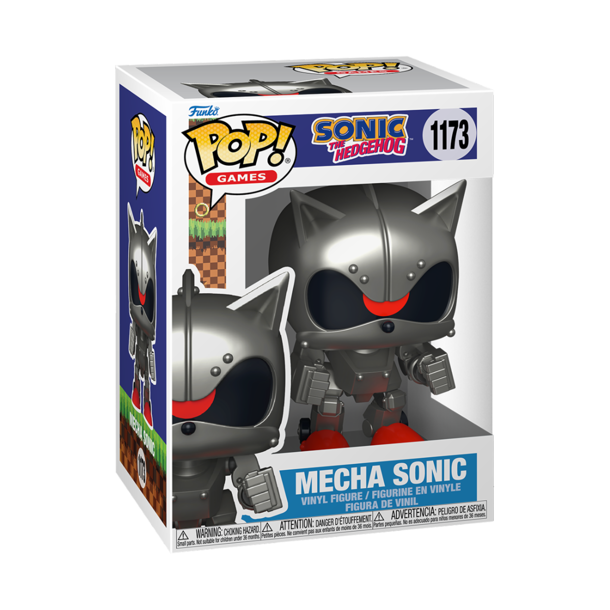 SONIC THE HEDGEHOG S10 - POP FUNKO VINYL FIGURE 1173 MECHA SONIC 9CM
