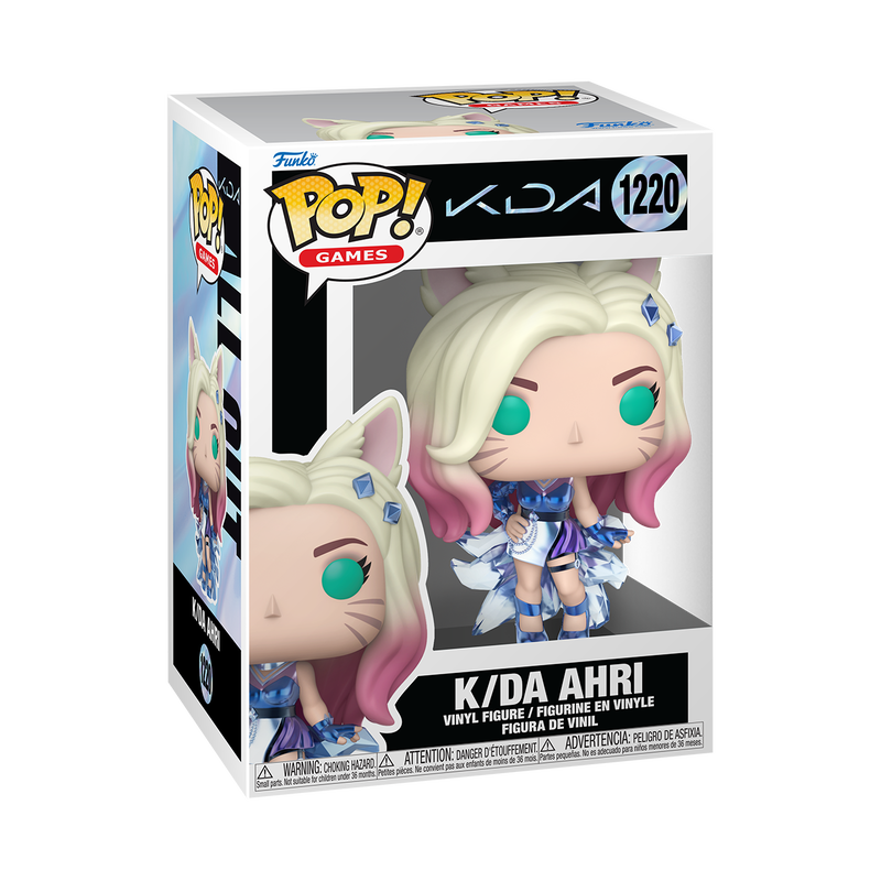 LEAGUE OF LEGENDS S5 - POP FUNKO VINYL FIGURE 1220 K/DA AHRI 9CM