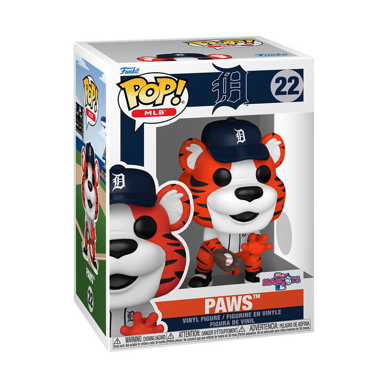 MLB MASCOTS S2 - POP FUNKO VINYL FIGURE 22 PAWS 9CM