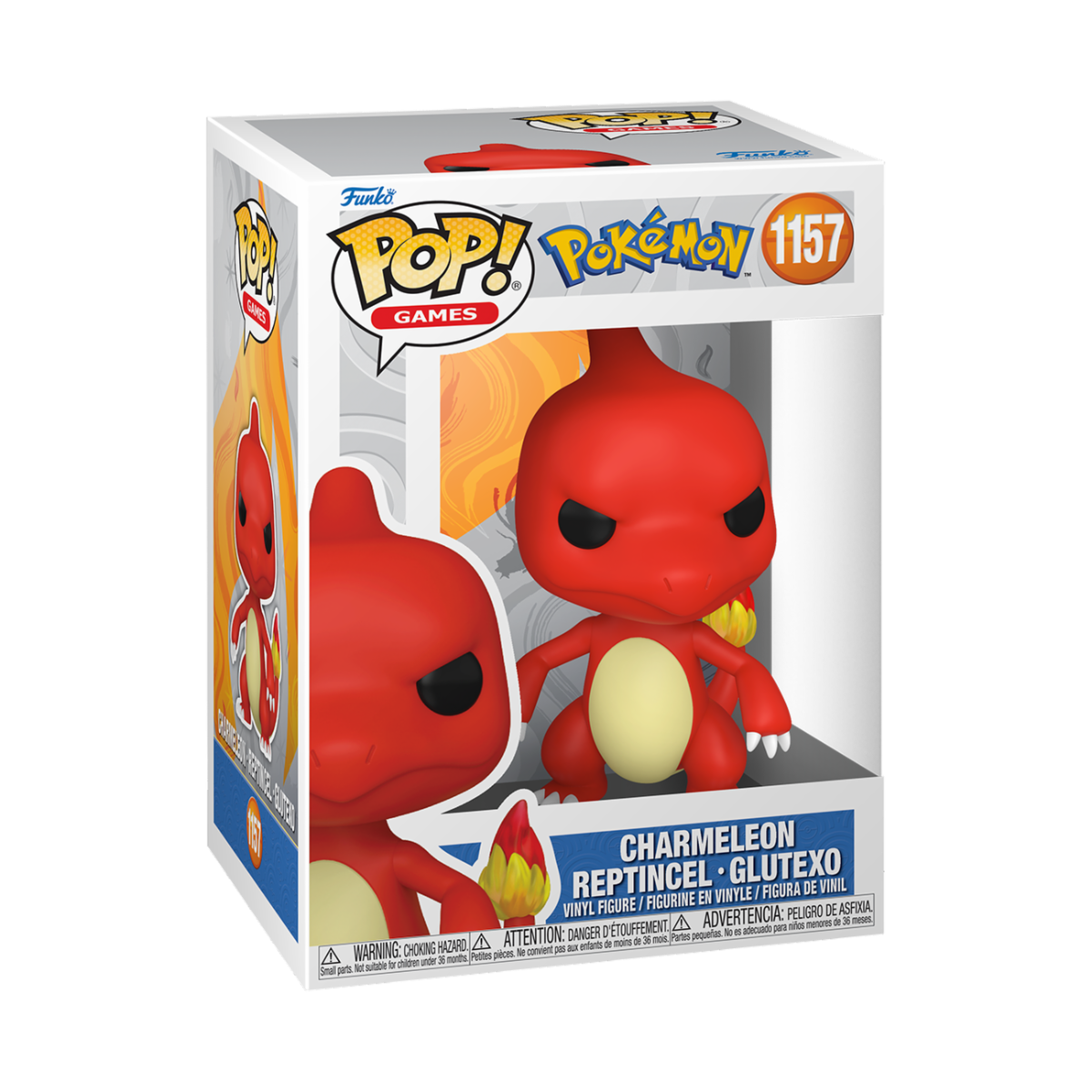 POKEMON S23 - POP FUNKO VINYL FIGURE 1157 CHARMELEON 9CM