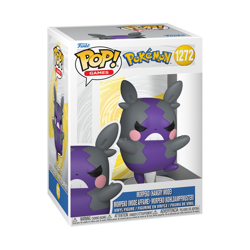 POKEMON S25 - POP FUNKO VINYL FIGURE 1272 MORPEKO (HANGRY MODE) 9CM