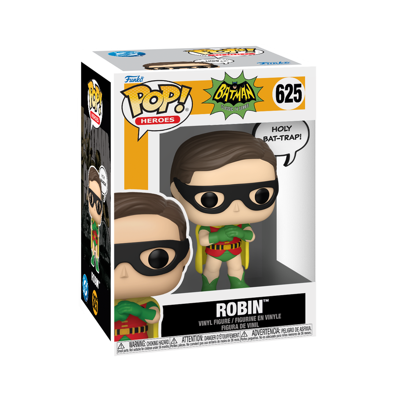 BATMAN 66 S2 - POP FUNKO VINYL FIGURE 625 ROBIN 9CM