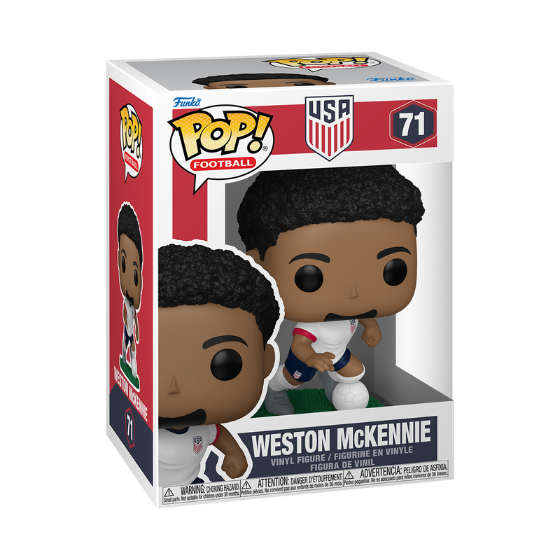 WORLD CUP 2026 - USA - POP FUNKO VINYL FIGURE 71 WESTON MCKENNIE 9CM
