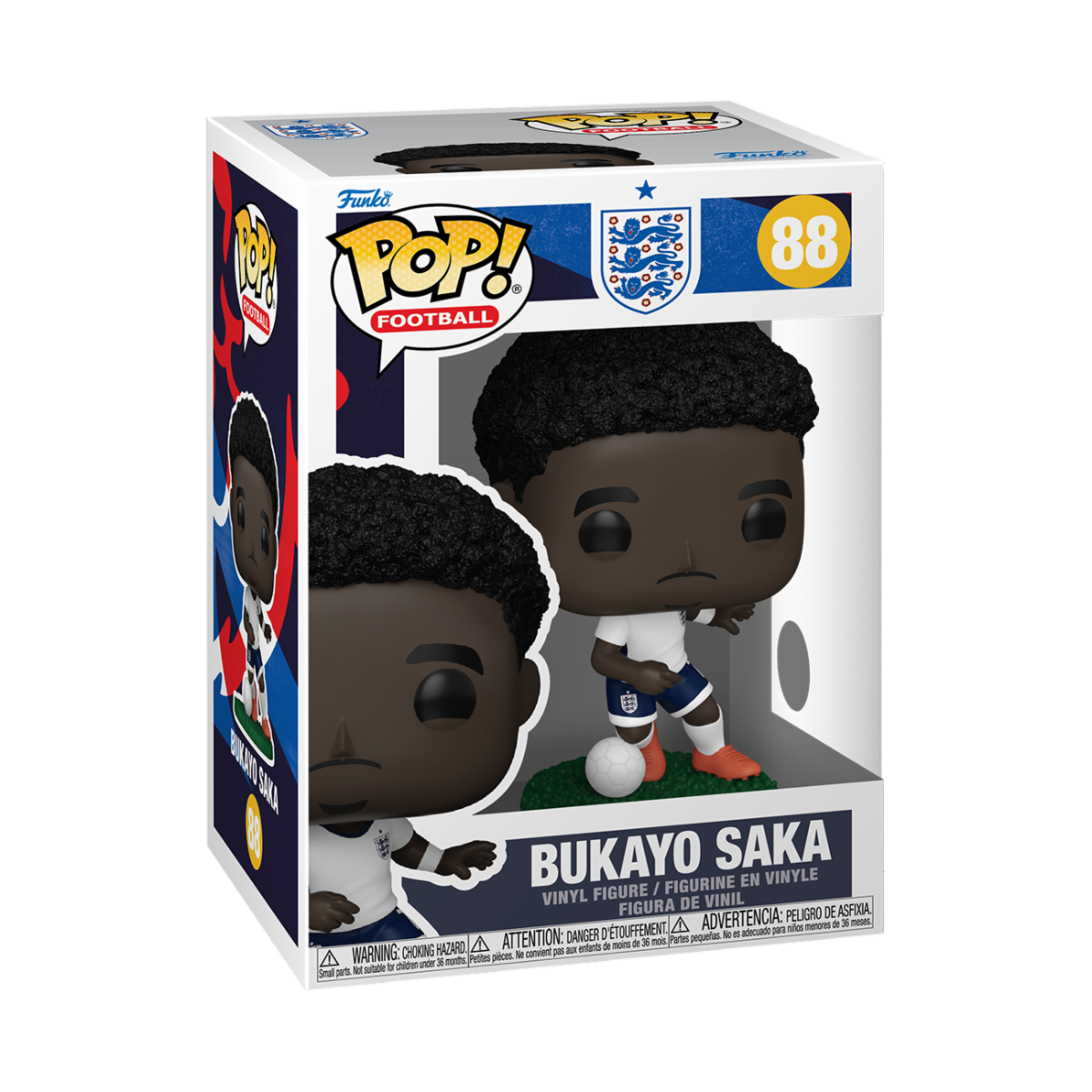 WORLD CUP 2026 - ENGLAND - POP FUNKO VINYL FIGURE 88 BUKAYO SAKA 9CM