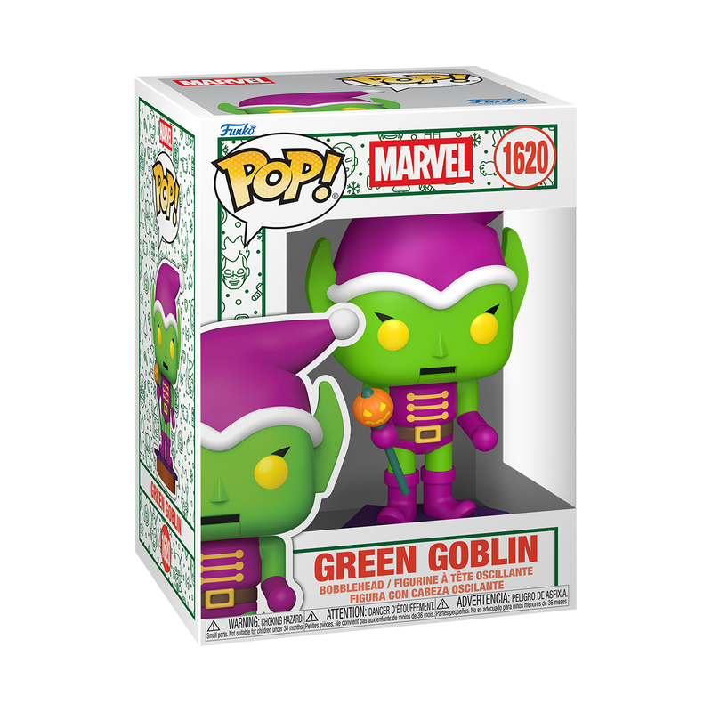 MARVEL HOLIDAY S6 (2026) - POP FUNKO VINYL FIGURE 1620 GREEN GOBLIN (NUTCRACKER) 9CM