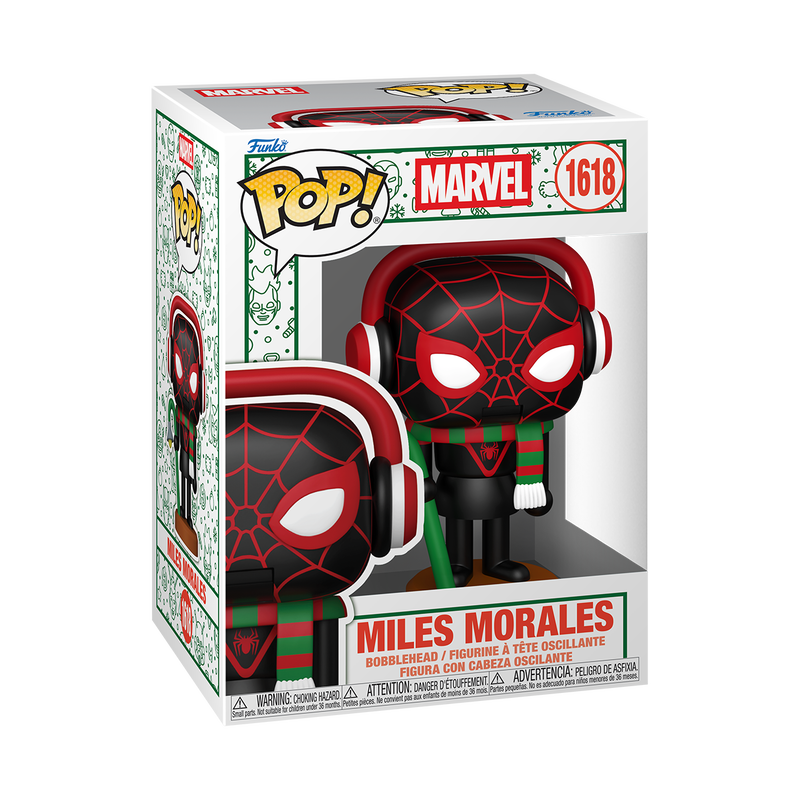 MARVEL HOLIDAY S6 (2026) - POP FUNKO VINYL FIGURE 1618 MILES MORALES (NUTCRACKER) 9CM