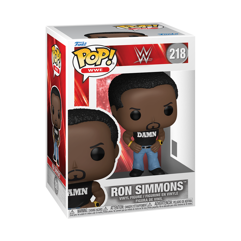 WWE S33 - POP FUNKO VINYL FIGURE 218 RON SIMMONS 9CM