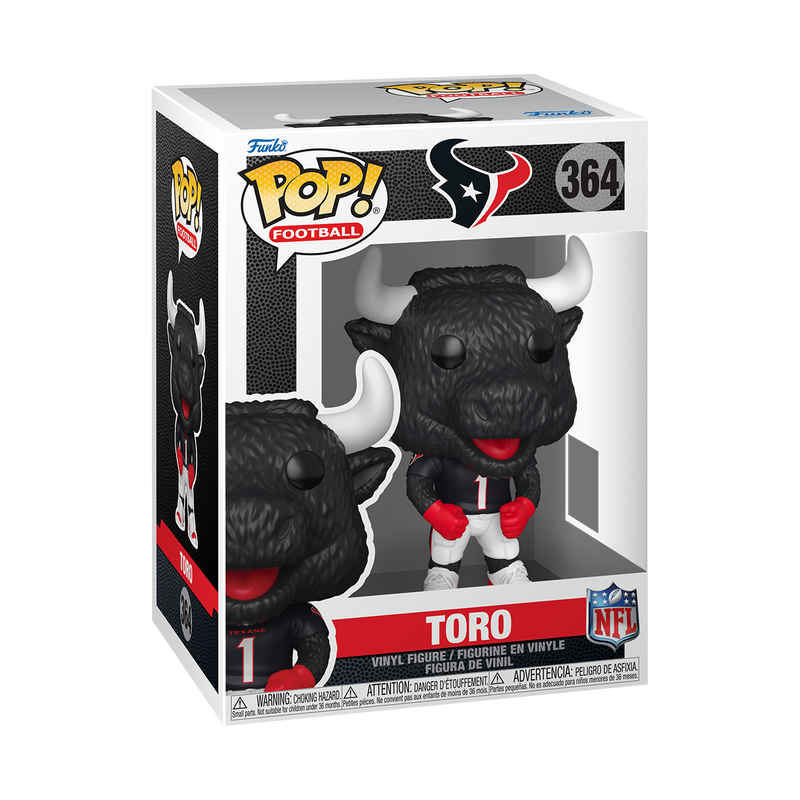 NFL MASCOTS S2 - POP FUNKO VINYL FIGURE 364 TORO 9CM