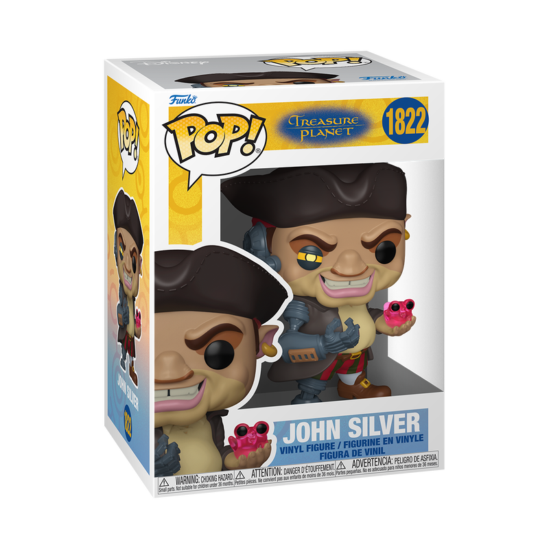 TREASURE PLANET - POP FUNKO VINYL FIGURE 1822 JOHN SILVER 9CM