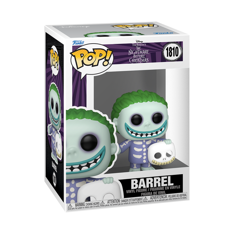 THE NIGHTMARE BEFORE CHRISTMAS S9 - POP FUNKO VINYL FIGURE 1810 BARRELL 9CM