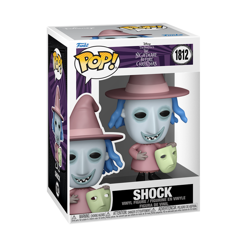 THE NIGHTMARE BEFORE CHRISTMAS S9 - POP FUNKO VINYL FIGURE 1812 SHOCK 9CM