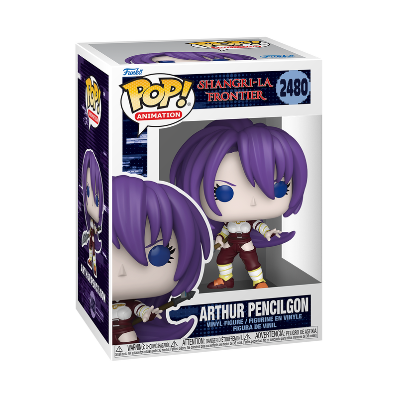 SHANGRI-LA FRONTIER S1 - POP FUNKO VINYL FIGURE 2480 ARTHUR PENCILGON 9CM