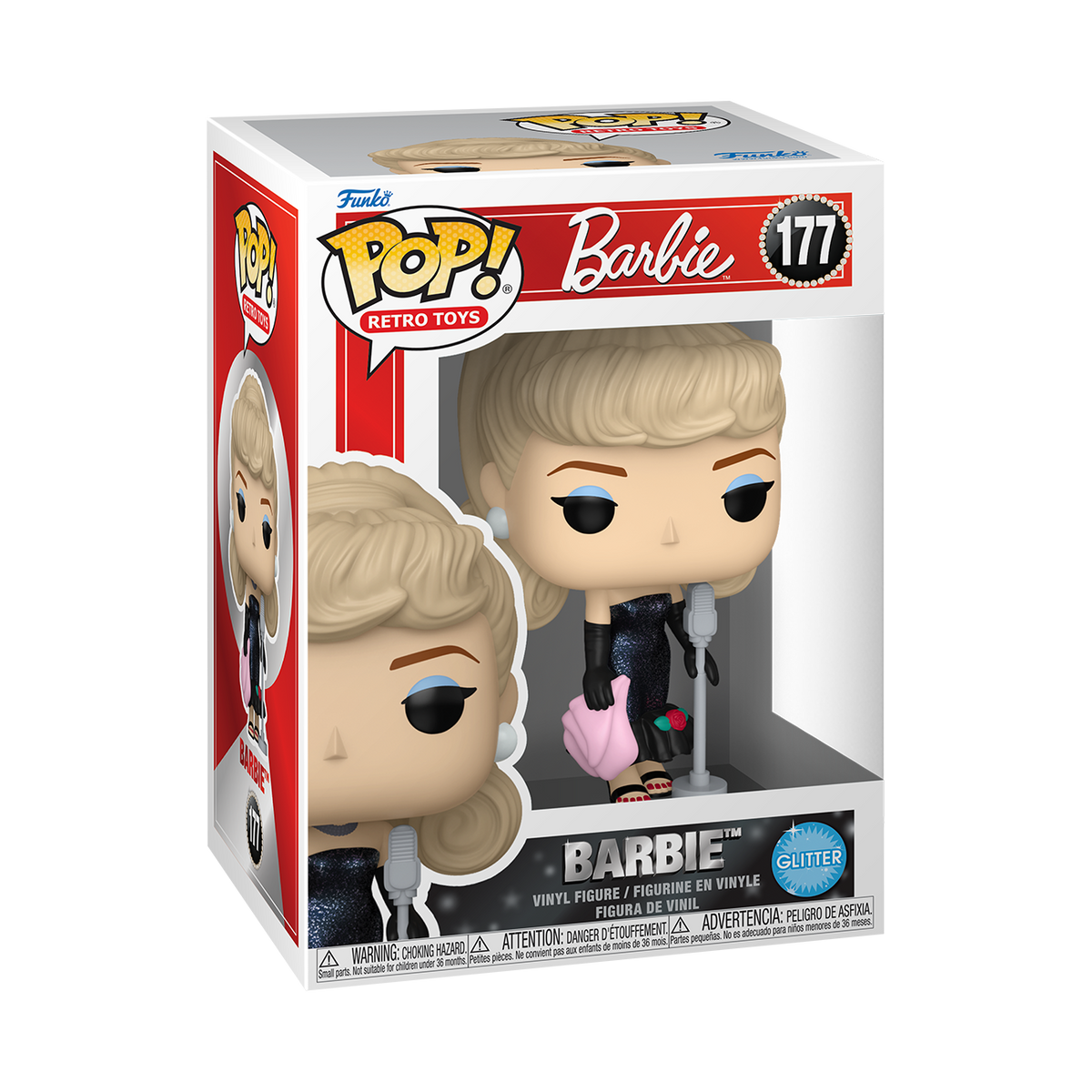 BARBIE S4 - POP FUNKO VINYL FIGURE 177 BARBIE (SOLO IN THE SPOTLIGHT) (GL) 9CM
