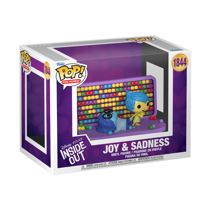 PIXAR: INSIDE OUT - POP FUNKO PREMIUM VINYL FIGURE 1844 JOY & SADNESS 9CM