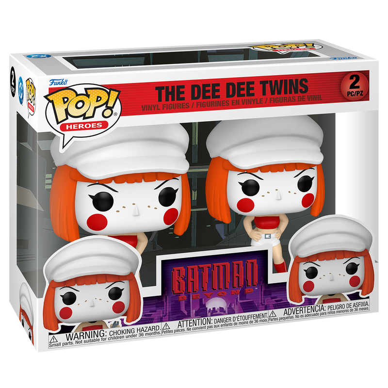 DC COMICS: BATMAN BEYOND - POP FUNKO VINYL FIGURE 2-PACK - THE DEE DEE TWINS 9CM