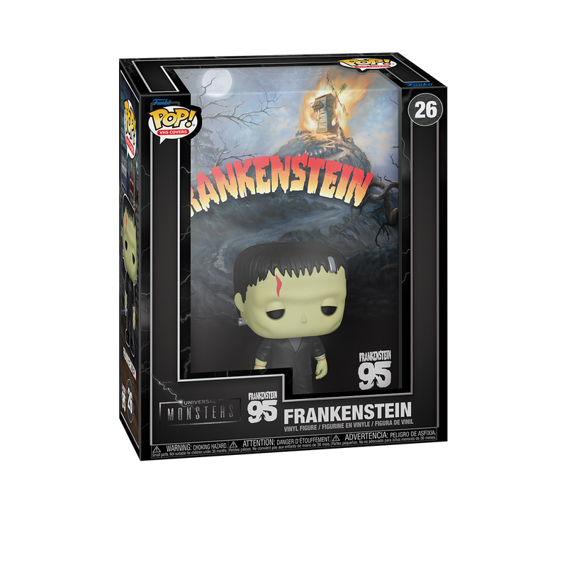 UNIVERSAL MONSTERS S6 - POP FUNKO VHS COVER VINYL FIGURE 26 FRANKENSTEIN 9CM