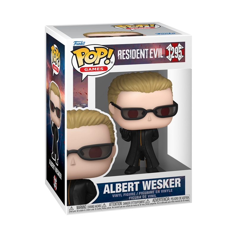 RESIDENT EVIL S2 - POP FUNKO VINYL FIGURE 1295 ALBERT WESKER 9CM