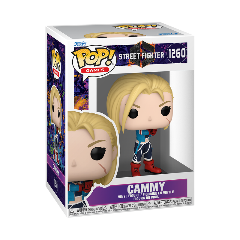 STREET FIGHTER 6 - POP FUNKO VINYL FIGURE 1260 CAMMY 9CM