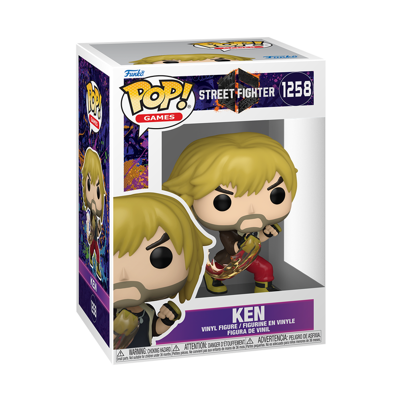 STREET FIGHTER 6 - POP FUNKO VINYL FIGURE 1258 KEN 9CM