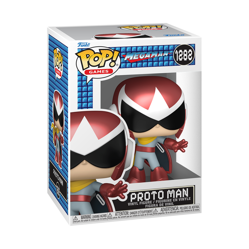 MEGA MAN X S3 - POP FUNKO VINYL FIGURE 1888 PROTO MAN 9CM
