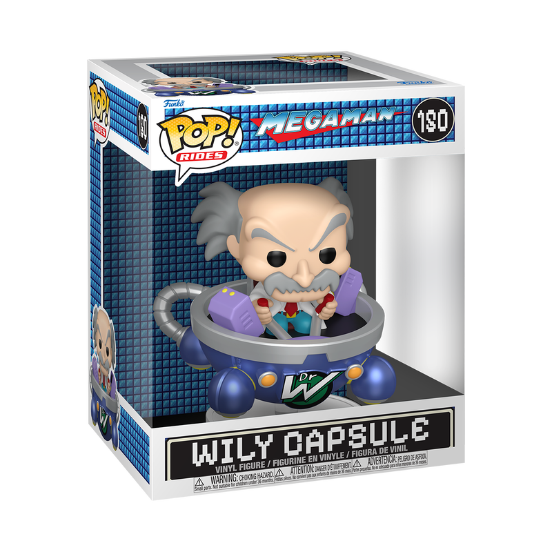 MEGA MAN S3 - POP FUNKO RIDE DELUXE VINYL FIGURE 180 WILY CAPSULE 15CM
