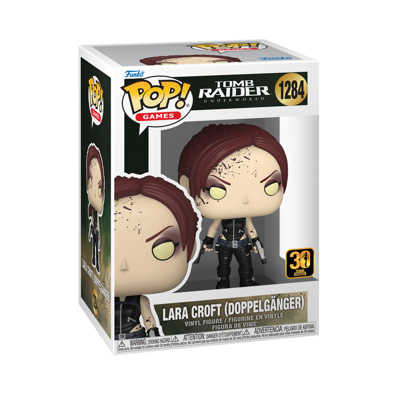 TOMB RAIDER S4 - POP FUNKO VINYL FIGURE 1284 LARA CROFT (DOPPELGANGER) 9CM