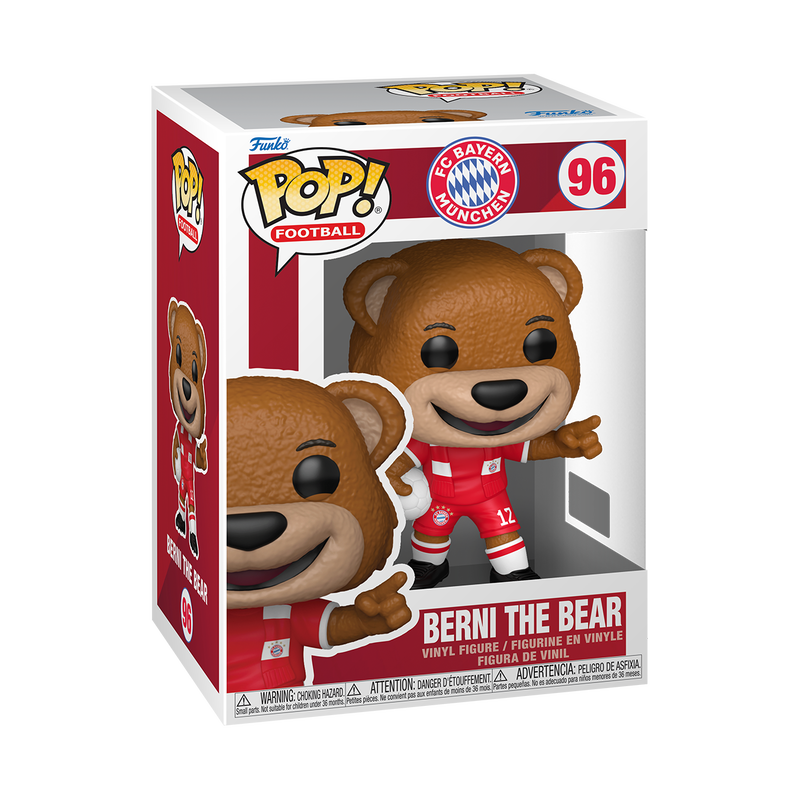 BAYERN FC 2026 - POP FUNKO VINYL FIGURE 96 BERNI THE BEAR 9CM
