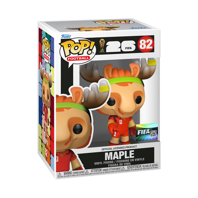 FIFA WORLD CUP MASCOTS - POP FUNKO VINYL FIGURE 82 MAPLE 9CM