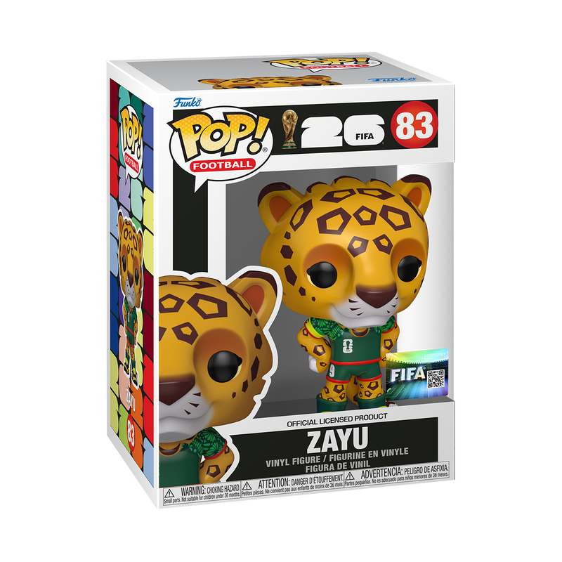 FIFA WORLD CUP MASCOTS - POP FUNKO VINYL FIGURE 83 ZAYU 9CM