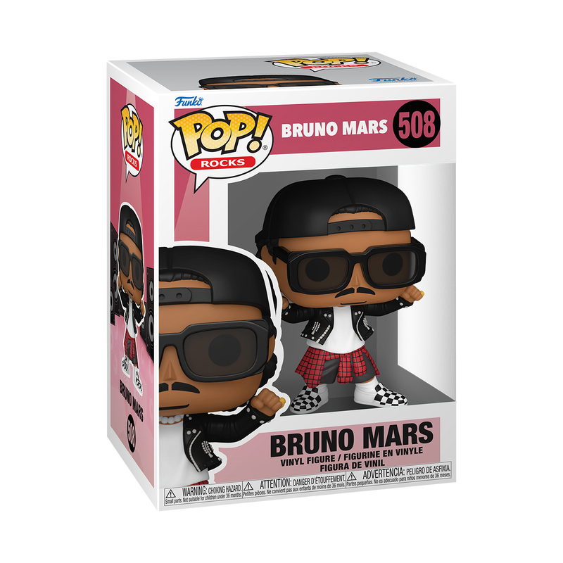 BRUNO MARS - POP FUNKO VINYL FIGURE 508 BRUNO MARS (APT.) 9CM