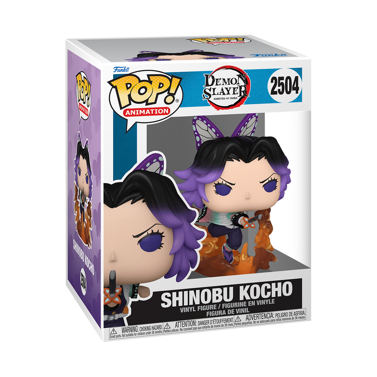 DEMON SLAYER MOVIE 1 - POP FUNKO PREMIUM VINYL FIGURE 2504 SHINOBU KOCHO 9CM