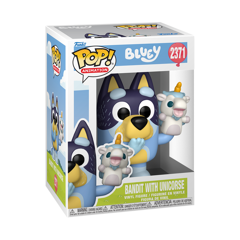 BLUEY - POP FUNKO VINYL FIGURE 2371 BANDIT WITH UNICORSE 9CM
