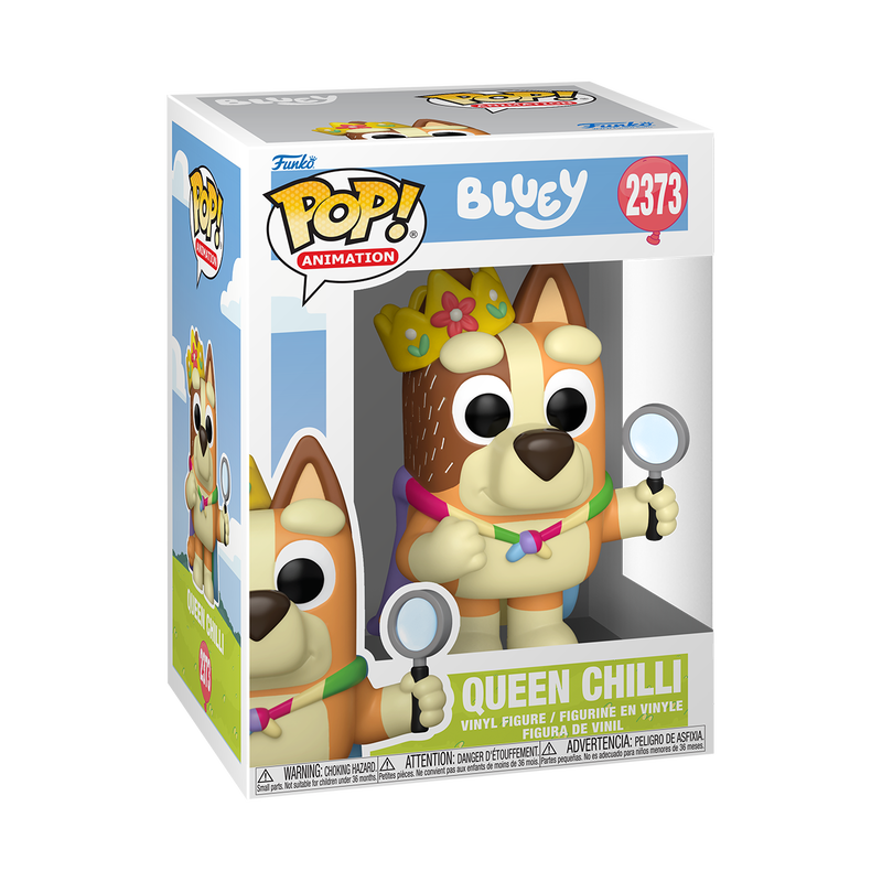 BLUEY - POP FUNKO VINYL FIGURE 2373 QUEEN CHILLI 9CM