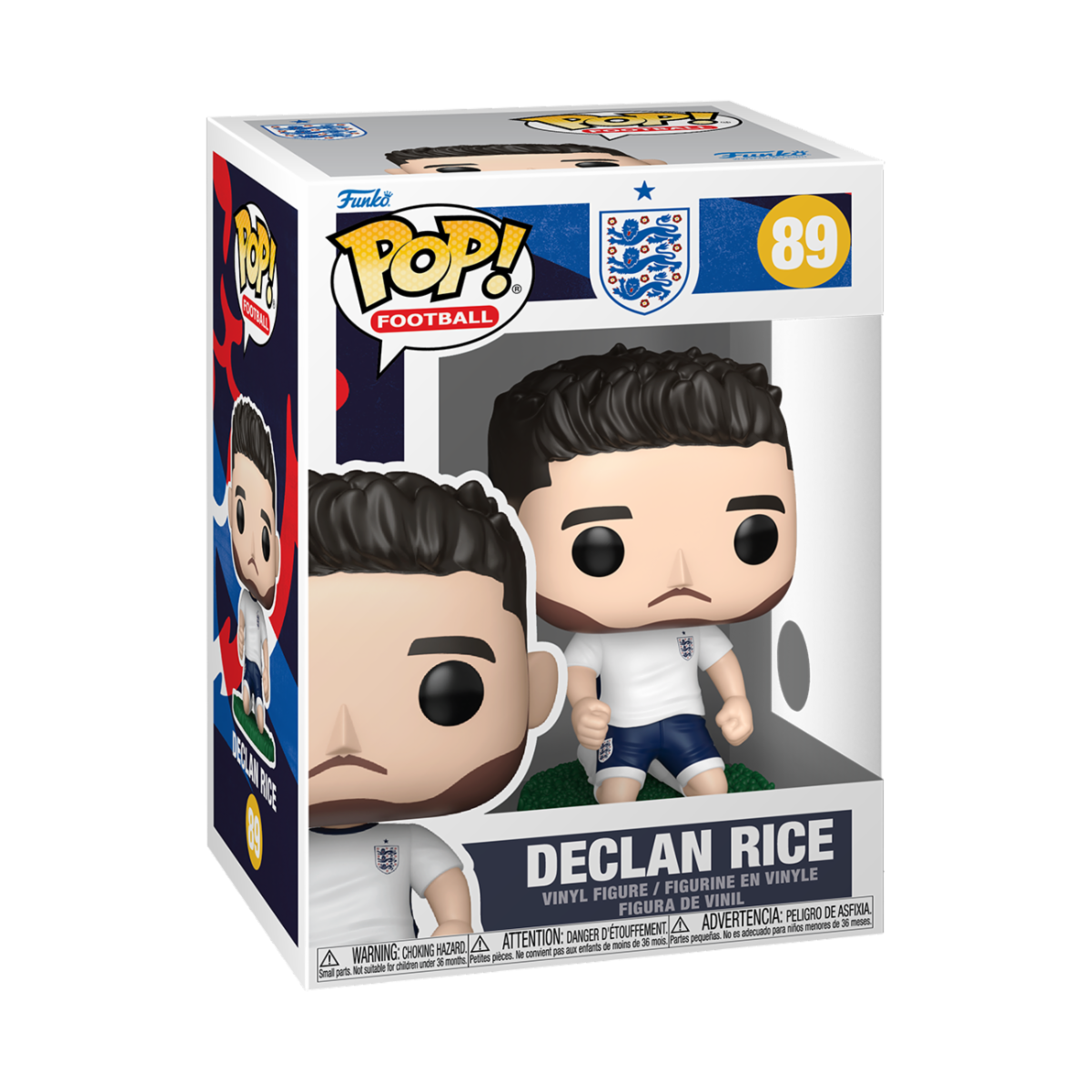 WORLD CUP 2026 - ENGLAND 2 - POP FUNKO VINYL FIGURE 89 DECLAN RICE 9CM