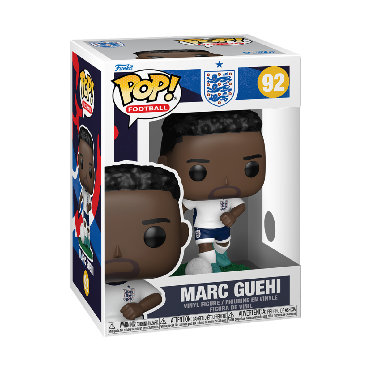 WORLD CUP 2026 - ENGLAND 2 - POP FUNKO VINYL FIGURE 92 MARC GUEHI 9CM