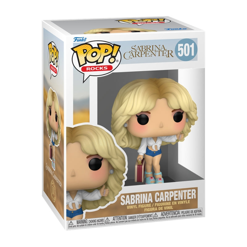 ROCKS: SABRINA CARPENTER - POP FUNKO VINYL FIGURE 501 SABRINA CARPENTER 9CM