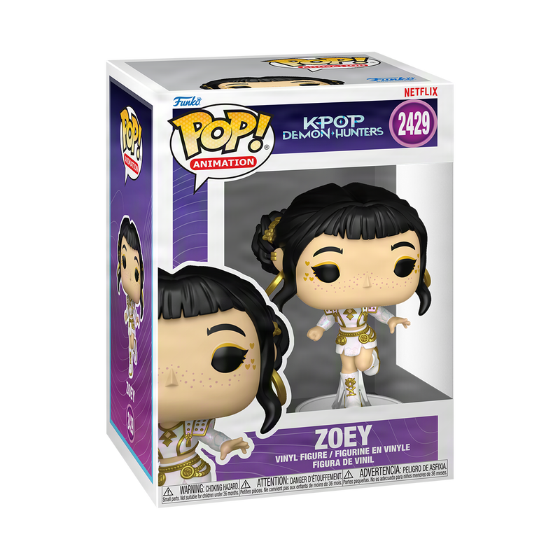 KPOP DEMON HUNTERS S2 - POP FUNKO VINYL FIGURE 2429 ZOEY (WHAT IT SOUNDS LIKE) 9CM