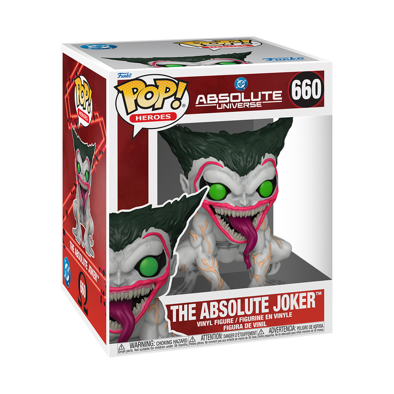 DC COMICS: ABSOLUTE UNIVERSE - POP FUNKO SUPER VINYL FIGURE 660 ABSOLUTE JOKER 15CM