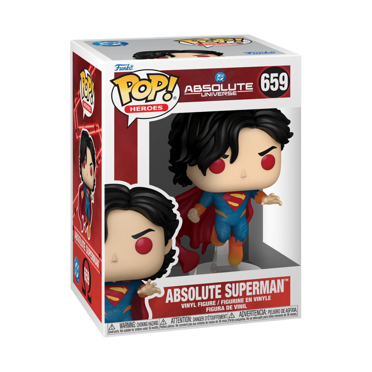 DC COMICS: ABSOLUTE UNIVERSE - POP FUNKO VINYL FIGURE 659 ABSOLUTE SUPERMAN 9CM